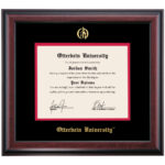Otterbein Traditional Diploma Frame